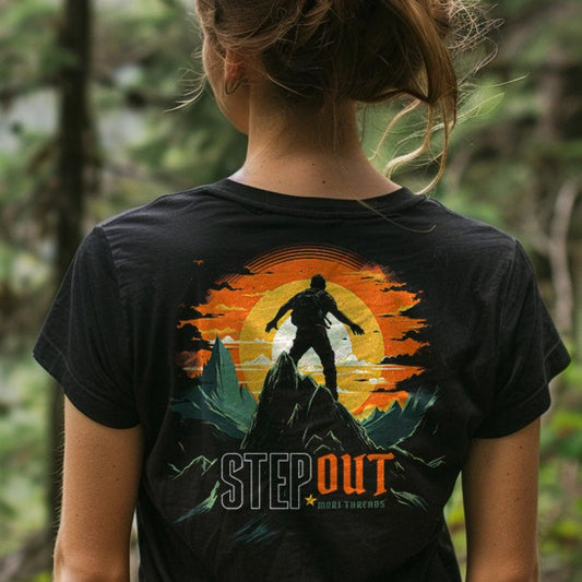 STEP OUT - Back Graphic